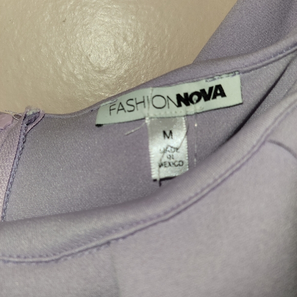 Fashion Nova lavender color summer romper - Picture 4 of 6